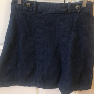 Loft denim skirt